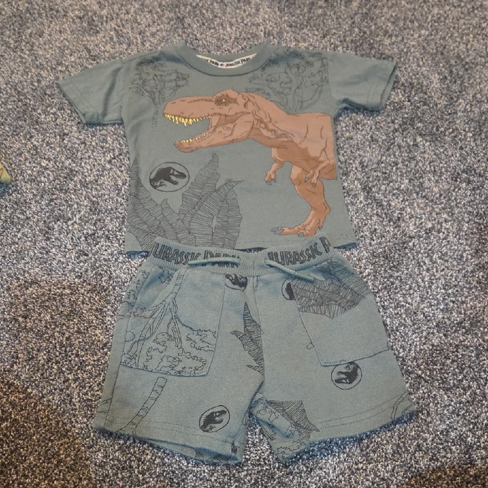 Dinosaur Print Kids Matching Set